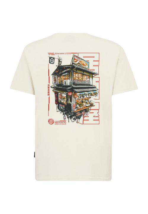 OLDSKULL Asian Neo Tokyo Floating Izakaya Graphic Printshirt Herren