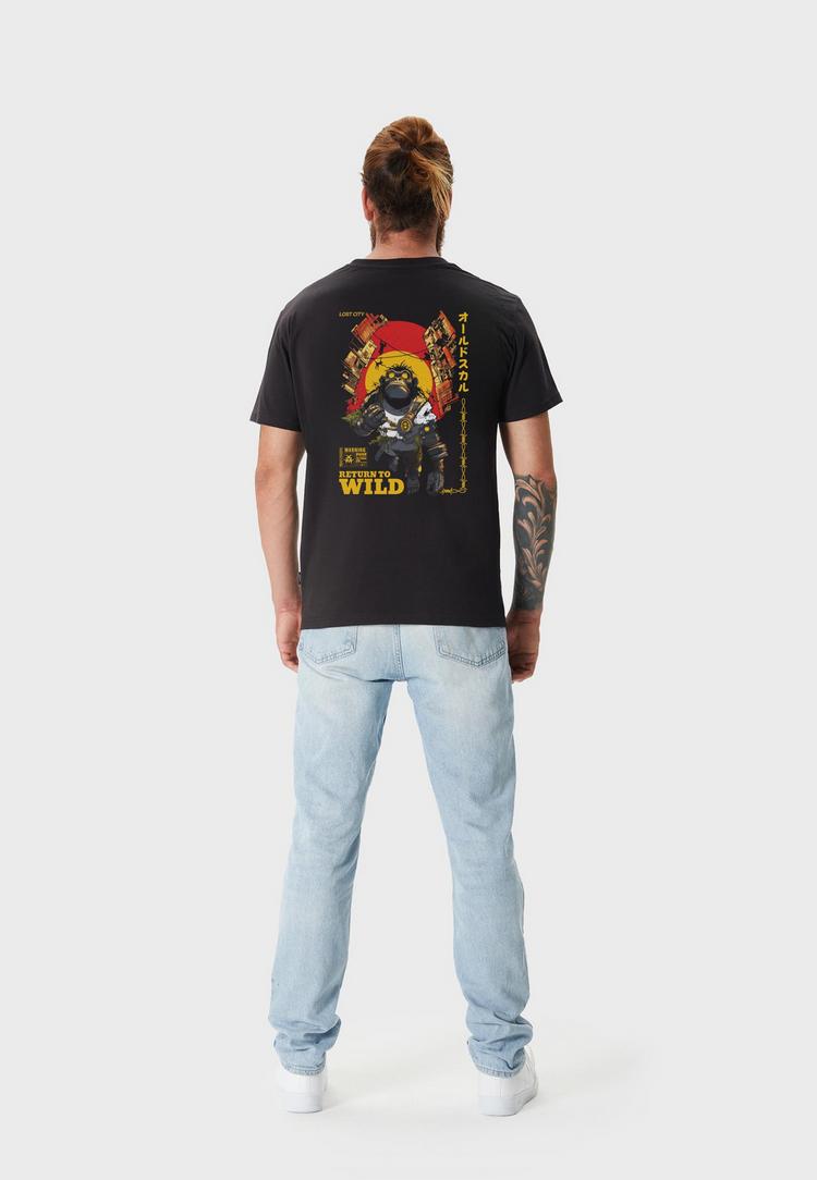 OLDSKULL OLDSKULL Wrldvibe Return to Wild Graphic Printshirt Herren - Black - 1 | SportScheck