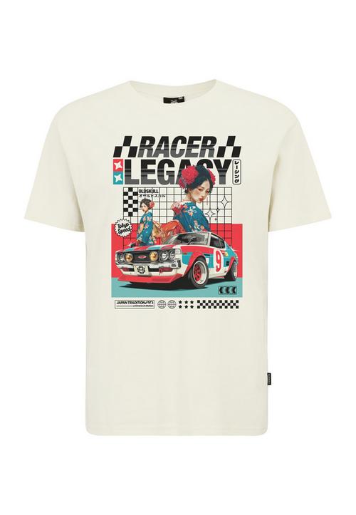 OLDSKULL Asian Kimono Racing Club Graphic Printshirt Herren