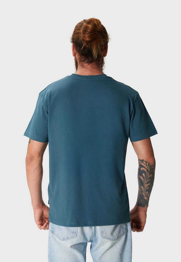 OLDSKULL OLDSKULL Asian Fuji Wave Graphic Printshirt Herren - Dark Green - 2 | SportScheck