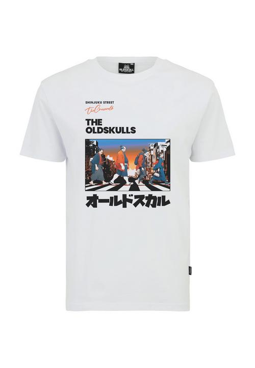 OLDSKULL Asian Icons Legends Walking Graphic Printshirt Herren