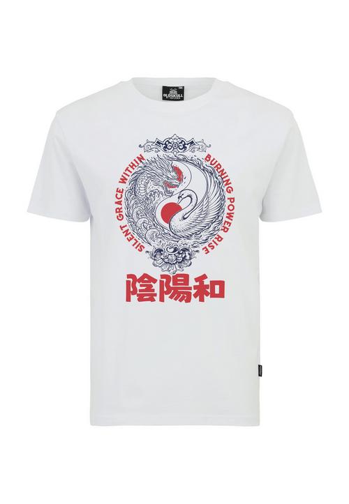 OLDSKULL Asian Yin Yang Unity Graphic Printshirt Herren