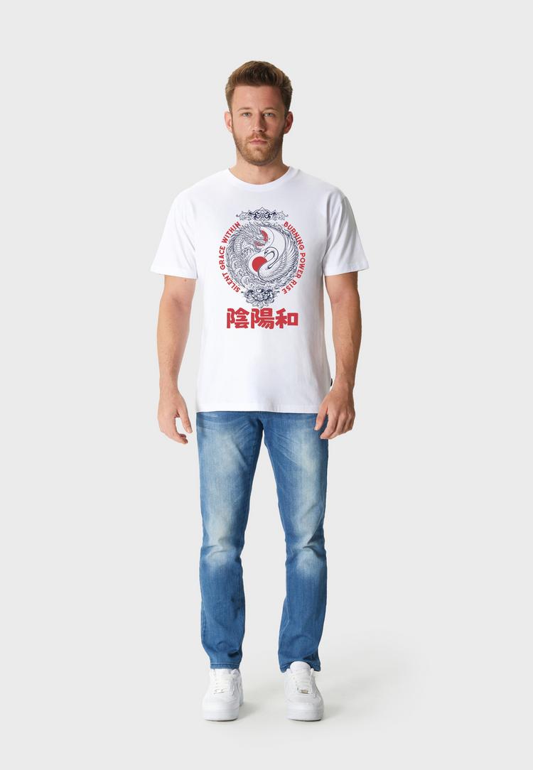 OLDSKULL OLDSKULL Asian Yin Yang Unity Graphic Printshirt Herren - White - 0 | SportScheck