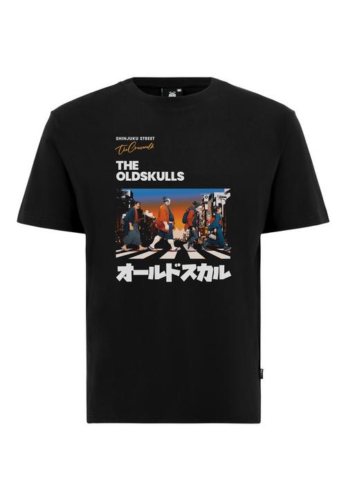 OLDSKULL Asian Icons Legends Walking Graphic Printshirt Herren
