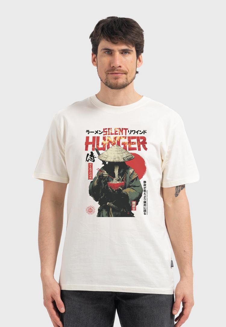 OLDSKULL OLDSKULL Asian Monk Ramen Treet Graphic Printshirt Herren - Off White - 1 | SportScheck