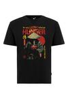 OLDSKULL Asian Monk Ramen Treet Graphic Printshirt Herren - Black