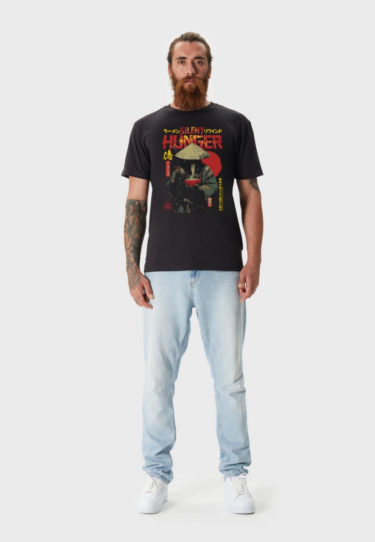 OLDSKULL OLDSKULL Asian Monk Ramen Treet Graphic Printshirt Herren - Black - 0 | SportScheck