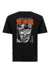 OLDSKULL Asian Big WaveSkull Graphic Printshirt Herren - Black