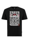 OLDSKULL Asian Onzen Skull Party Graphic Printshirt Herren - Black