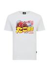OLDSKULL Asian Takoyaki Octopus Graphic Printshirt Herren - White