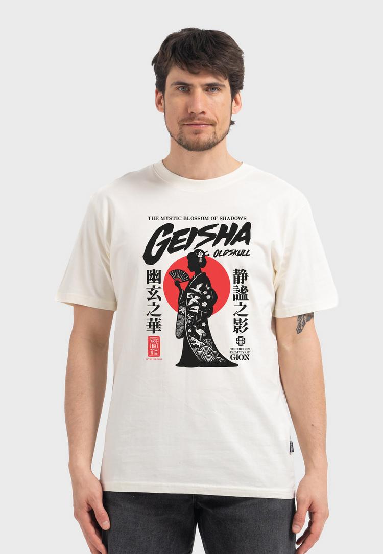 OLDSKULL OLDSKULL Shadow Graphic Printshirt Herren - Off White - 0 | SportScheck