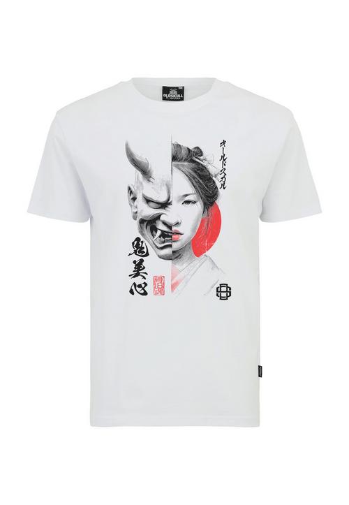OLDSKULL Asian Oni Fusion Design Printshirt Herren