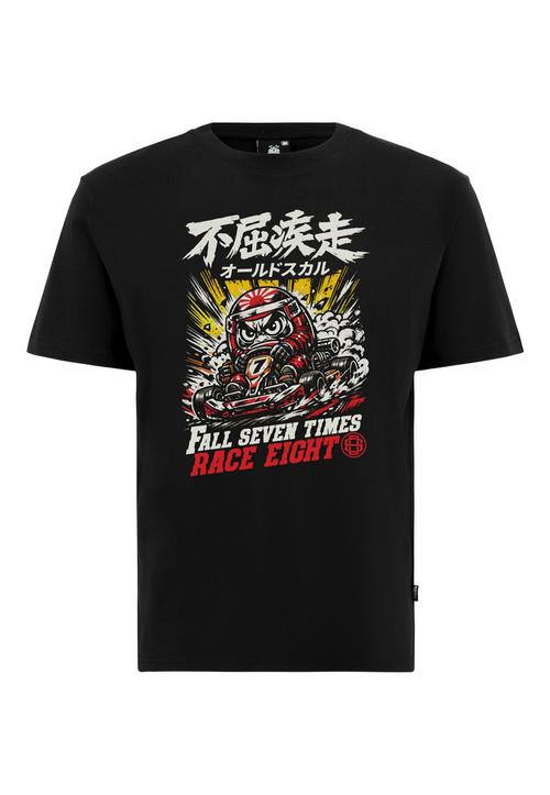 OLDSKULL Asian Daruma Racer Graphic Printshirt Herren