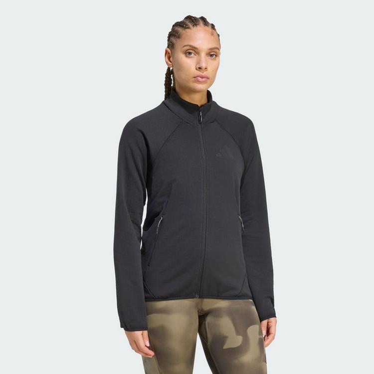 adidas adidas Terrex Xperior CLIMAWARM+ Ventknit Fleecejacke Damen - Black - 0 | SportScheck
