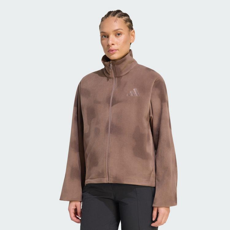 adidas adidas Terrex Multi Climawarm Fleecejacke, Fleecejacke Damen - Earth Strata / Brown - 0 | SportScheck