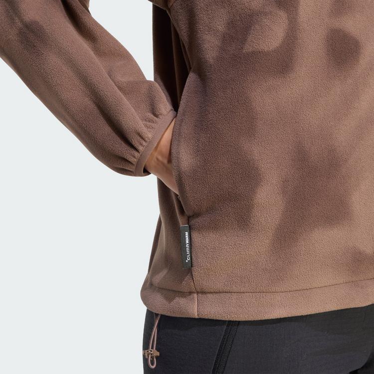 adidas adidas Terrex Multi Climawarm Fleecejacke, Fleecejacke Damen - Earth Strata / Brown - 1 | SportScheck