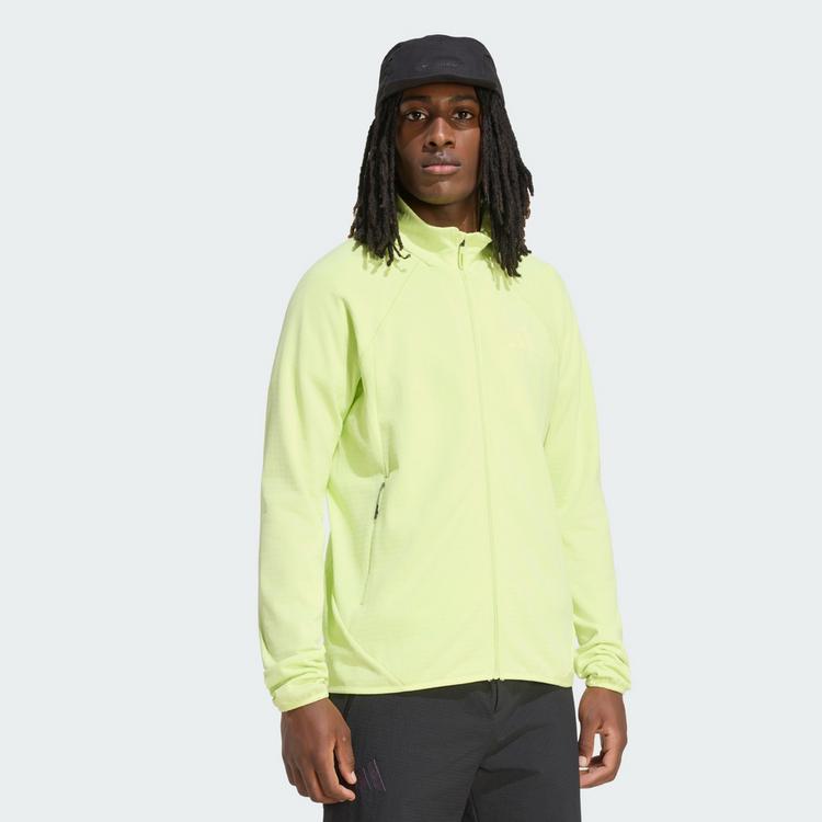 adidas adidas Terrex Xperior CLIMAWARM+ Ventknit Fleecejacke Herren - Semi Frozen Lemon - 0 | SportScheck