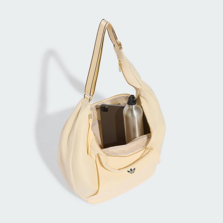 adidas adidas adidas OG SPORT CROISSANT TASCHE, LARGE Umh&auml;ngetasche Damen - Warm Vanilla / Night Indigo / Gold Metallic - 0 | SportScheck