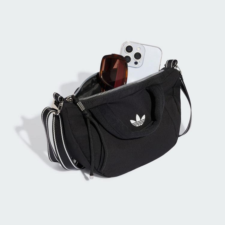 adidas adidas adidas OG SPORT CROISSANT TASCHE, EXTRA Umh&auml;ngetasche Damen - Black / White / Silver Metallic - 0 | SportScheck