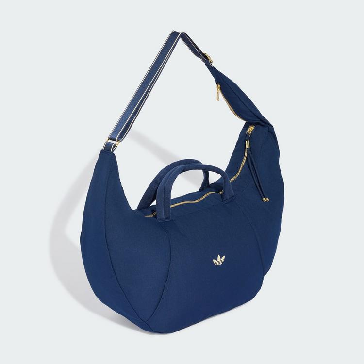 adidas adidas adidas OG SPORT CROISSANT TASCHE, LARGE Umh&auml;ngetasche Damen - Night Indigo / Warm Vanilla / Gold Metallic - 0 | SportScheck