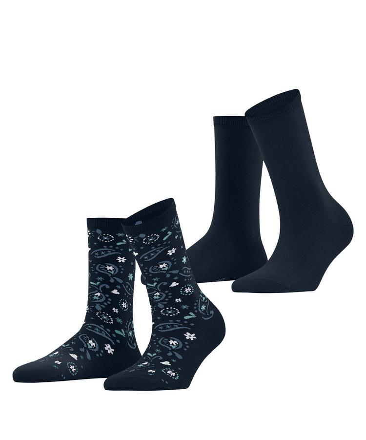 ESPRIT ESPRIT Soft Paisley 2P Socken Damen - marine (6120) - 0 | SportScheck