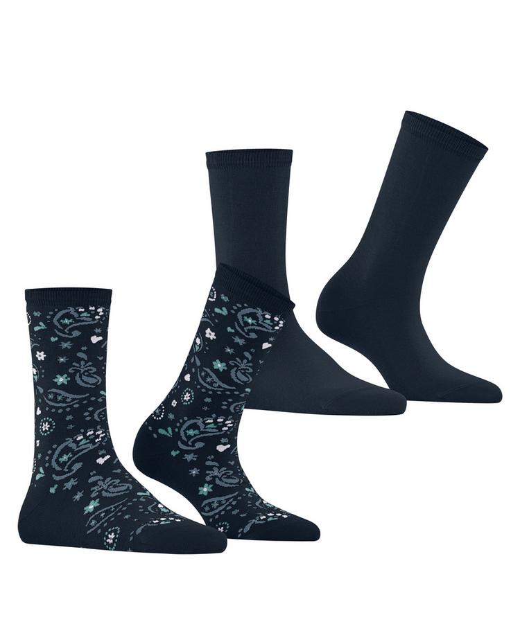 ESPRIT ESPRIT Soft Paisley 2P Socken Damen - marine (6120) - 0 | SportScheck