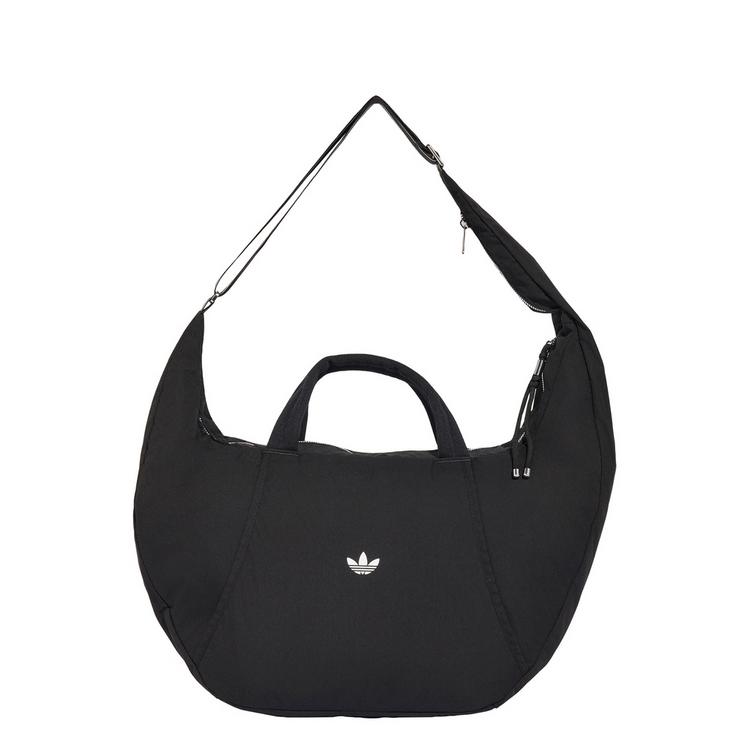 adidas adidas adidas OG SPORT CROISSANT TASCHE, LARGE Umh&auml;ngetasche Damen - Black / White / Silver Metallic - 0 | SportScheck
