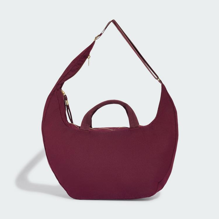 adidas adidas adidas OG SPORT CROISSANT TASCHE, LARGE Umh&auml;ngetasche Damen - Maroon / Warm Vanilla / Gold Metallic - 0 | SportScheck