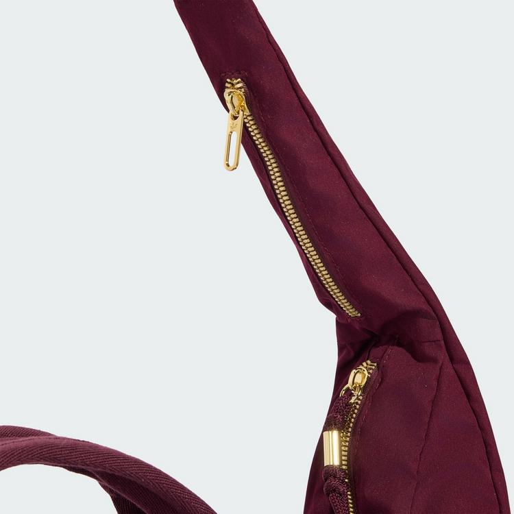 adidas adidas adidas OG SPORT CROISSANT TASCHE, LARGE Umh&auml;ngetasche Damen - Maroon / Warm Vanilla / Gold Metallic - 1 | SportScheck