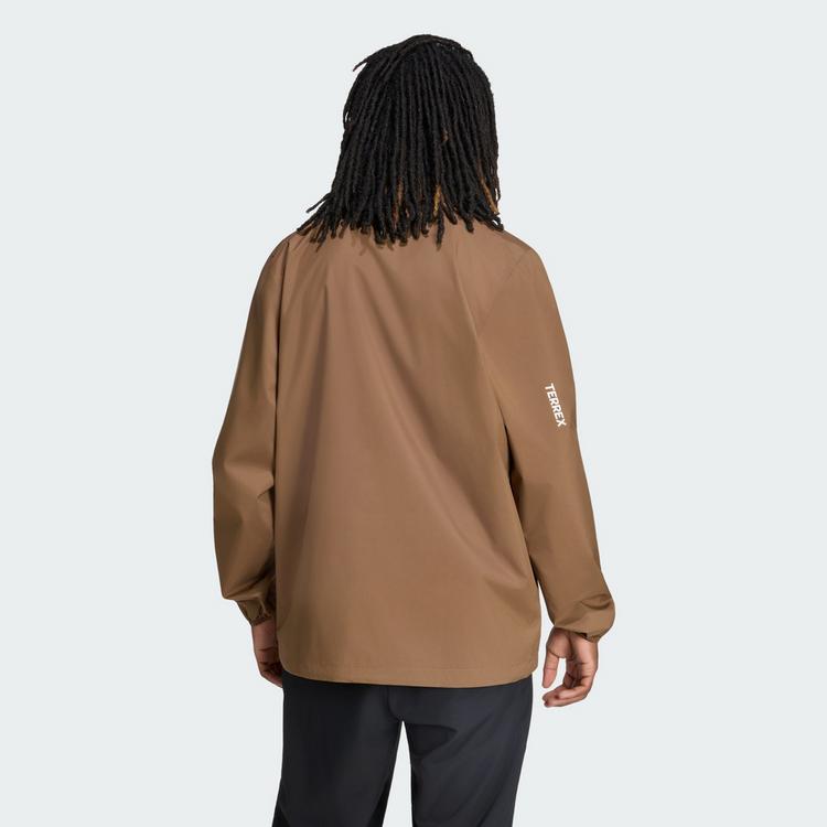 adidas adidas Terrex Multi Essentials 2 Layer Funktionsjacke Herren - Brown Oxide - 1 | SportScheck