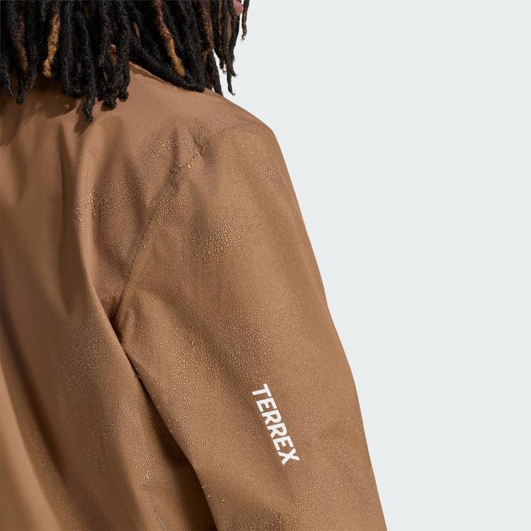 adidas adidas Terrex Multi Essentials 2 Layer Funktionsjacke Herren - Brown Oxide - 1 | SportScheck