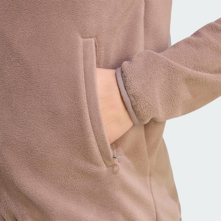 adidas adidas Terrex Multi Essentials Fleecejacke, Fleecejacke Damen - Trace Brown - 1 | SportScheck