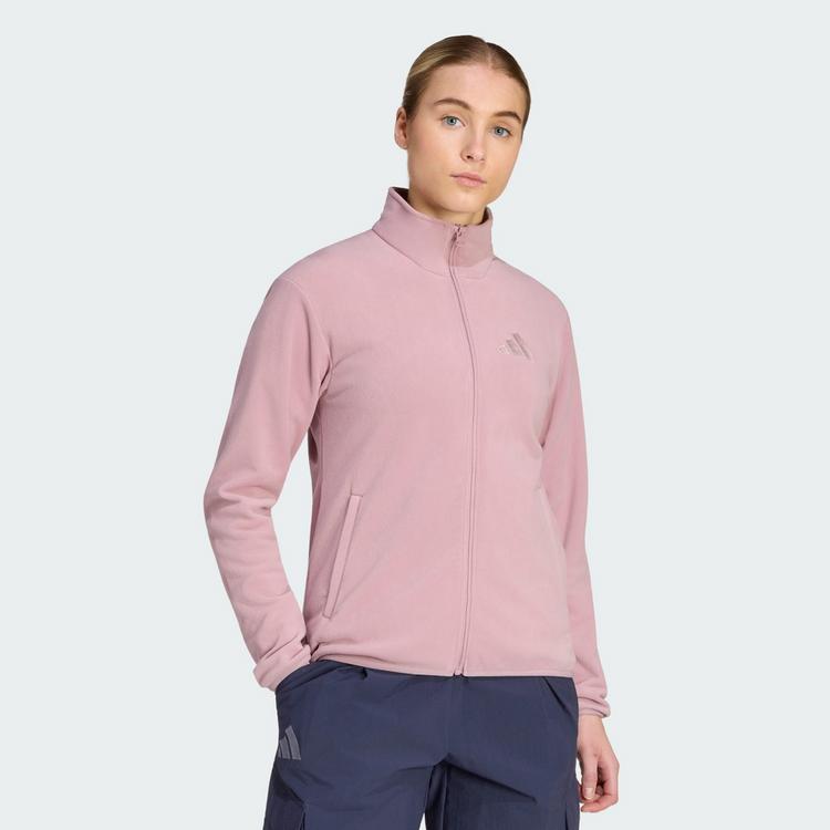 adidas adidas Terrex Multi Essentials Fleecejacke, Fleecejacke Damen - Magic Mauve - 0 | SportScheck