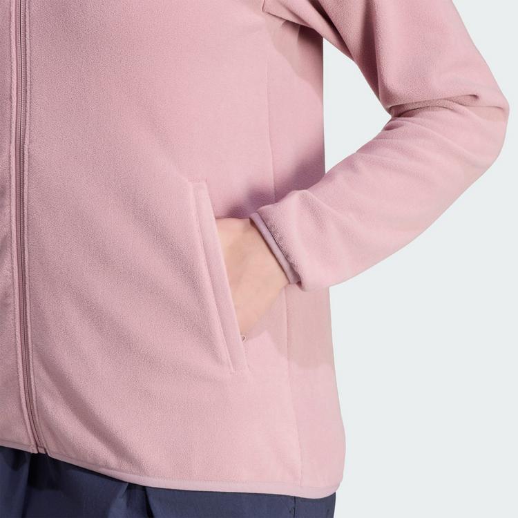 adidas adidas Terrex Multi Essentials Fleecejacke, Fleecejacke Damen - Magic Mauve - 1 | SportScheck