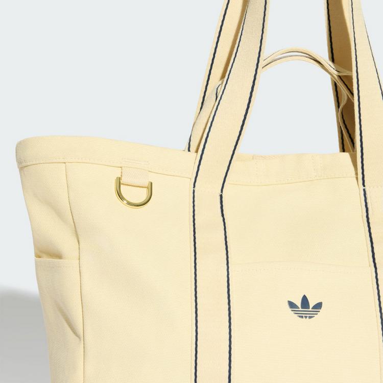 adidas adidas adidas OG SPORT CANVAS TRAGETASCHE Umh&auml;ngetasche - Warm Vanilla / Night Indigo / Gold Metallic - 0 | SportScheck