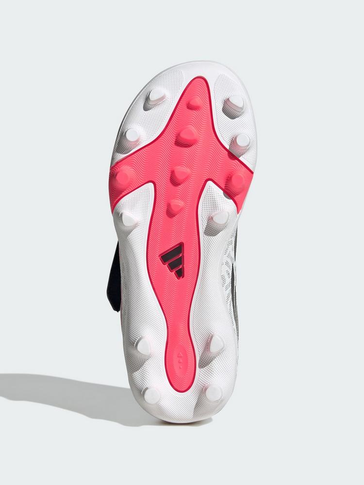 adidas adidas Predator Club Kids Fu&szlig;ballschuh, Fu&szlig;ballschuhe Kinder - Cloud White / Solar Turbo / Core Black - 2 | SportScheck