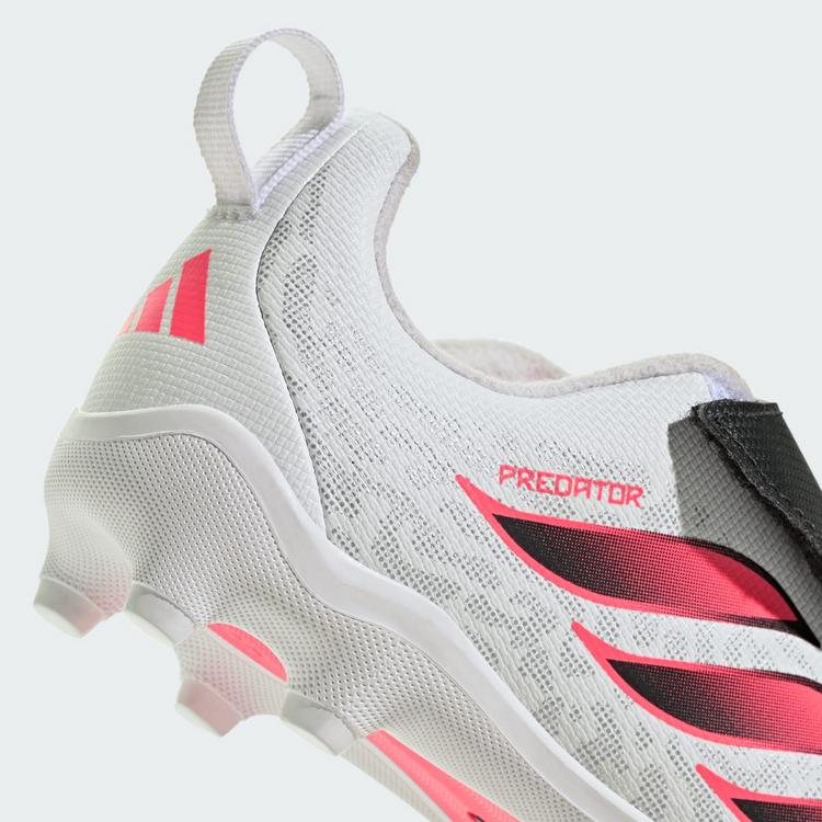 adidas adidas Predator Club Kids Fu&szlig;ballschuh, Fu&szlig;ballschuhe Kinder - Cloud White / Solar Turbo / Core Black - 6 | SportScheck