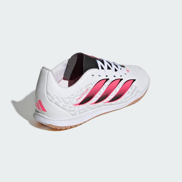 adidas adidas Predator Club Sala Kids Fu&szlig;ballschuhe Kinder - Cloud White / Solar Turbo / Core Black - 3 | SportScheck