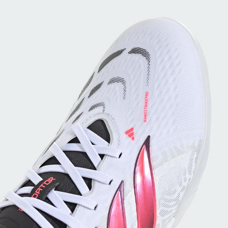 adidas adidas Predator Pro Fu&szlig;ballschuh, Turf Fu&szlig;ballschuhe - Cloud White / Solar Turbo / Core Black - 5 | SportScheck