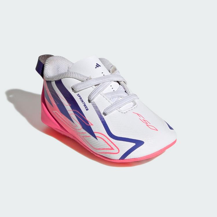 adidas adidas F50 Hyperfast Kids Schuh Fu&szlig;ballschuhe Kinder - Cloud White / Solar Purple / Solar Turbo - 2 | SportScheck