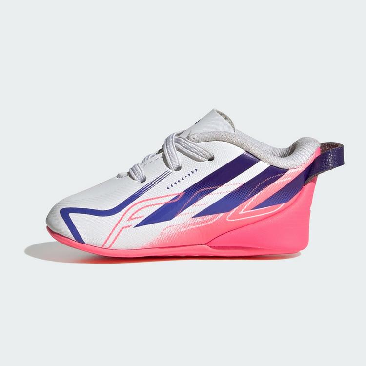 adidas adidas F50 Hyperfast Kids Schuh Fu&szlig;ballschuhe Kinder - Cloud White / Solar Purple / Solar Turbo - 4 | SportScheck