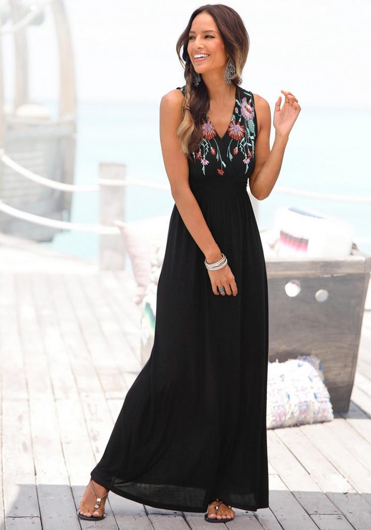 Buffalo Buffalo Maxikleid Maxikleid Damen - schwarz - 1 | SportScheck