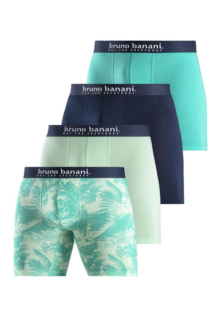 BRUNO BANANI BRUNO BANANI Langer Boxer Unterhose Herren - mint - navy - hellgr&uuml;n - 0 | SportScheck