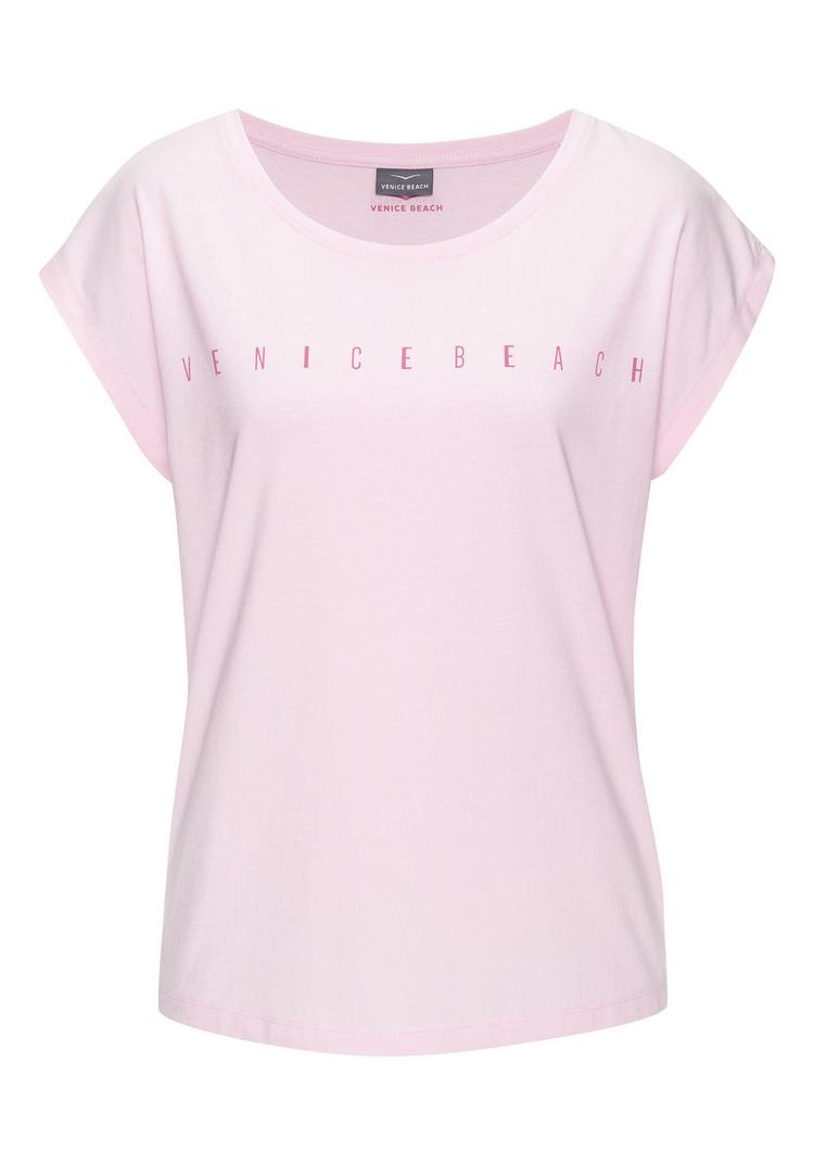VENICE BEACH VENICE BEACH Kurzarmshirt T-Shirt Damen - rosa - 0 | SportScheck