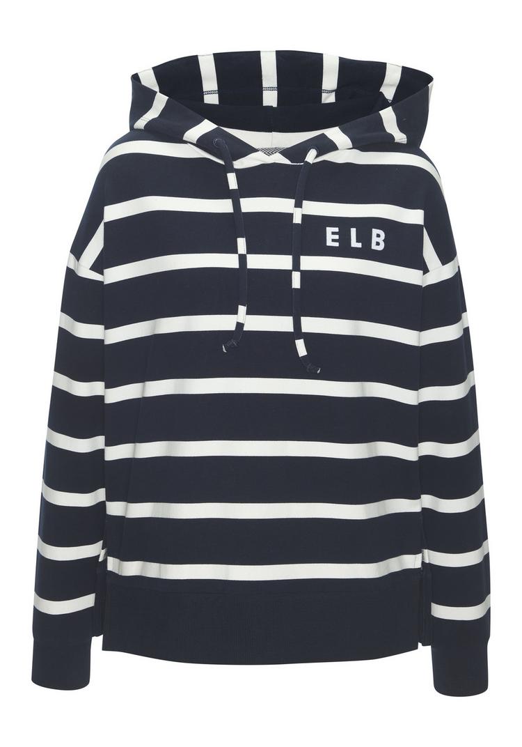 ELBSAND ELBSAND Kapuzensweatshirt Hoodie Damen - marine-wei&szlig; - 0 | SportScheck