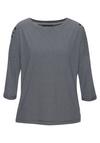 ELBSAND 3/4-Arm-Shirt Longshirt Damen - marine-wei&szlig;