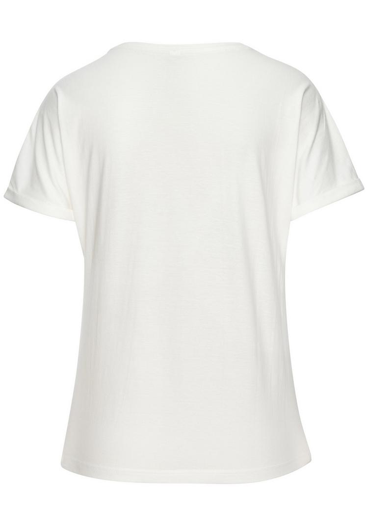 Vivance by Lascana Vivance by Lascana T-Shirt T-Shirt Damen - creme - 0 | SportScheck