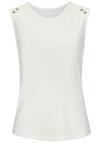 Lascana Strandtop T-Shirt Damen - creme