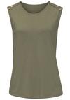 Lascana Strandtop T-Shirt Damen - khaki