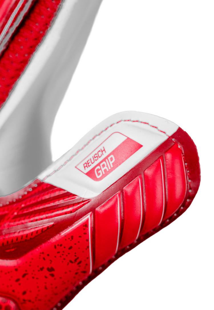 Reusch Reusch Attrakt Grip Finger Support Torwarthandschuhe Kinder - red / white - 5 | SportScheck
